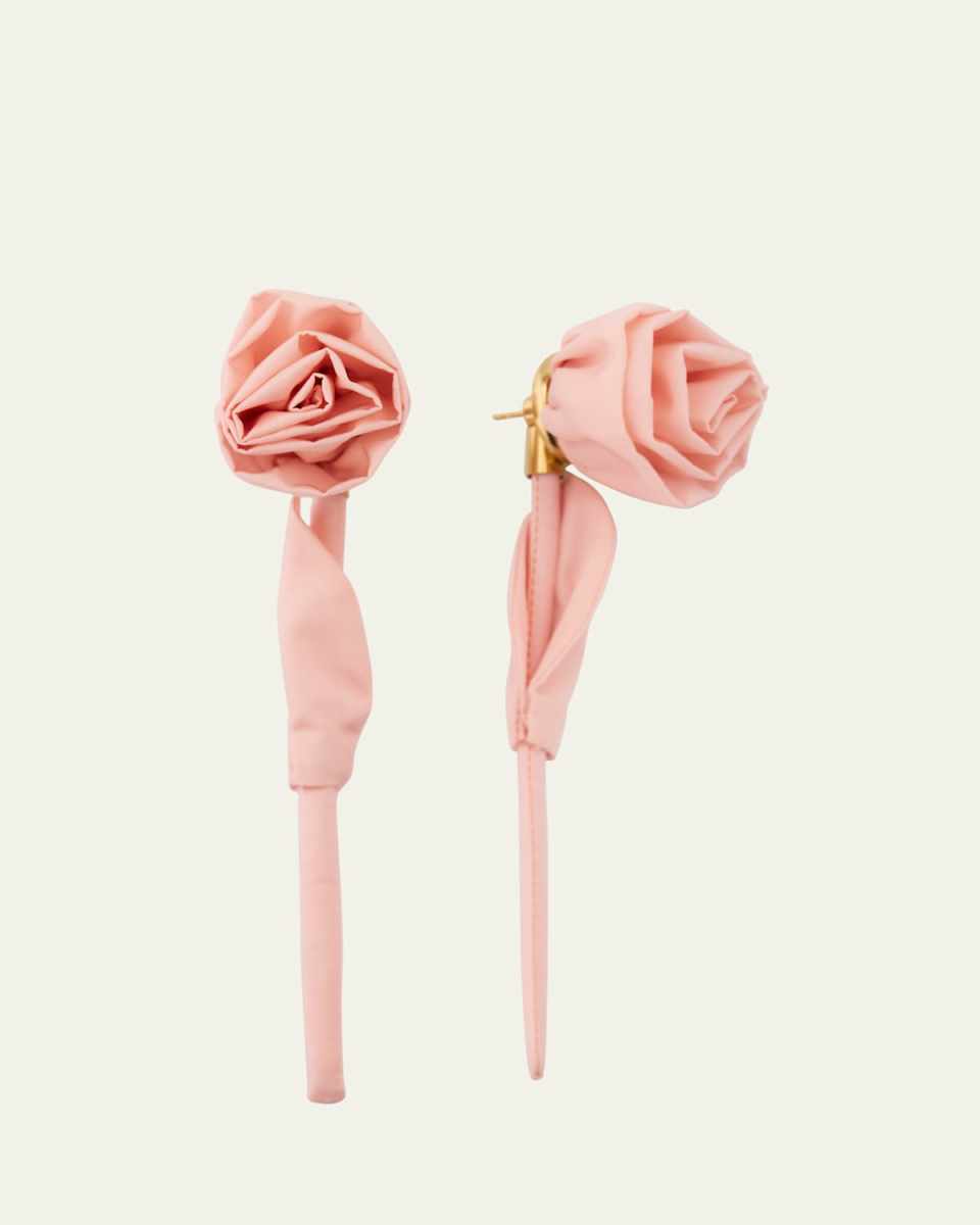 Oversized Rose Earrings